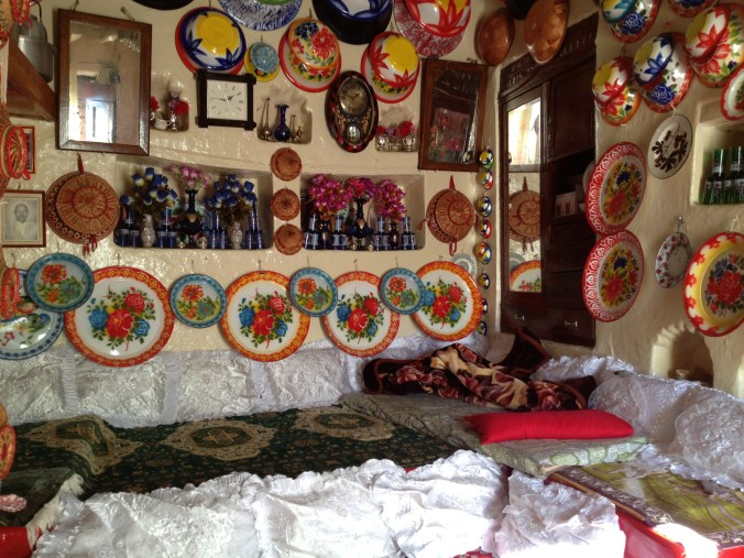 The main room of a traditional Harari house.